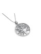 Big and Beautiful Tree of Life Silver Necklace , Sterling Silver Famil