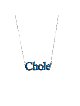 Pendentif nom anglais émaillé classique et époustouflant, nom coloré Nec
