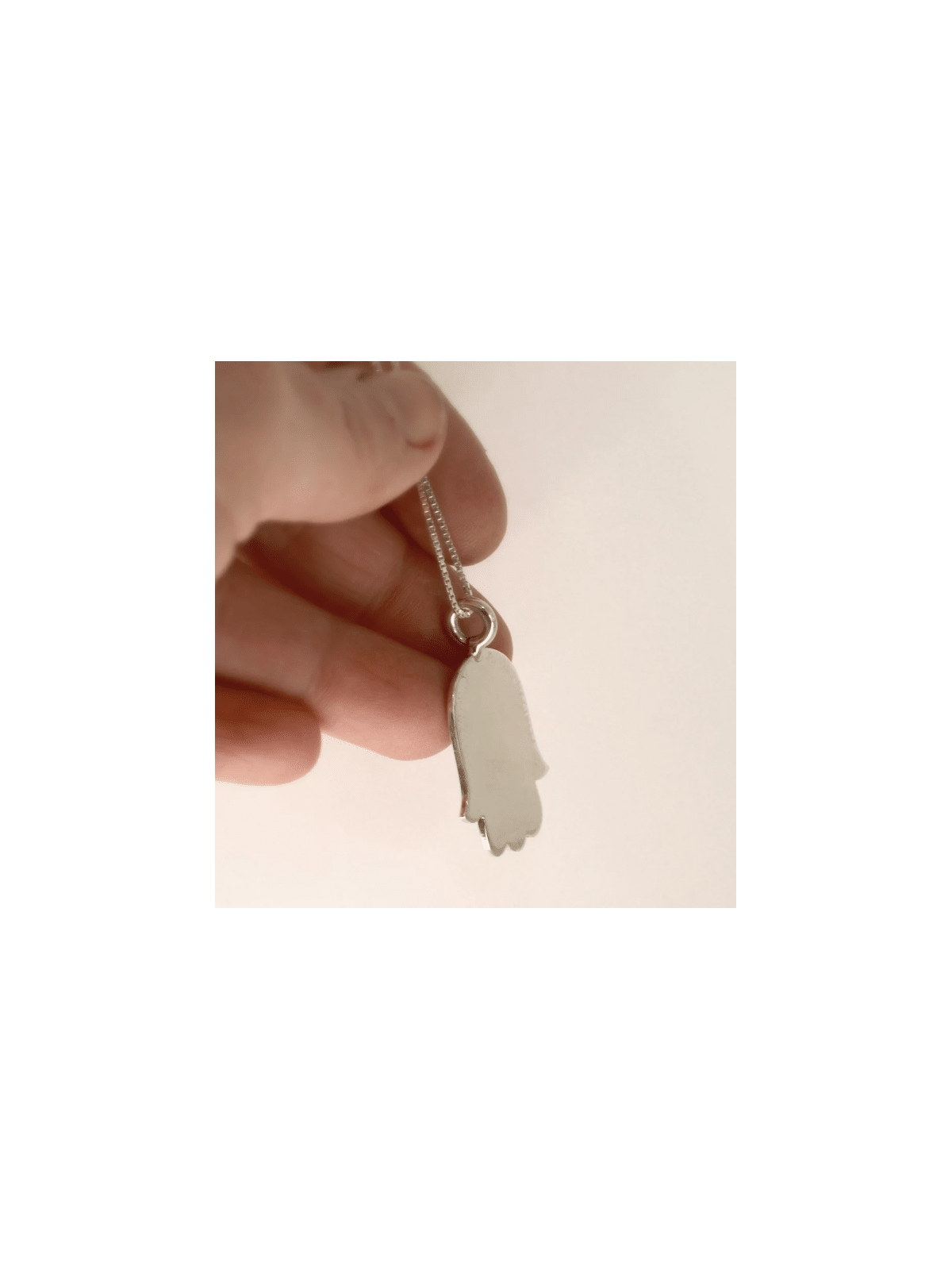 Pendentif en argent sterling Hamsa émaillé, collier familial en argent sterling