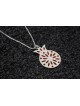Pendentif émaillé en argent sterling grenade, famille en argent sterling