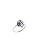 Bague initiale de nom élégant et coloré, cadeaux Tu B'Av, Judaica israélien