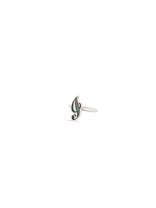 Bague initiale de nom élégant et coloré, cadeaux Tu B'Av, Judaica israélien