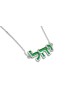 Collier de nom hébreu avec émail froid, colliers de noms colorés, Isra