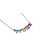 Collier Eshet Chayil en argent émail coloré, famille en argent sterling