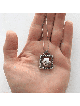 Pendentif spécial Hamsa Luck en argent sterling, famille en argent sterling Ne