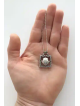 Pendentif spécial Hamsa Luck en argent sterling, famille en argent sterling Ne