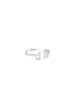 2 Letters Open Silver Bracelet , Tu B'Av Gifts , Israeli Judaica
