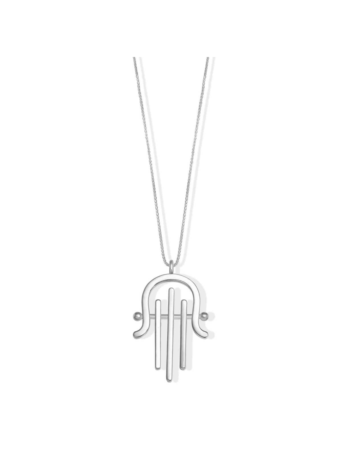 Harpe moderne et élégante surdimensionnée de David inspirée des jambons, bijoux Hamsa, I