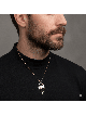 Oversized Modern Sleek Harp of David inspired Hams , Hamsa Jewelry , I