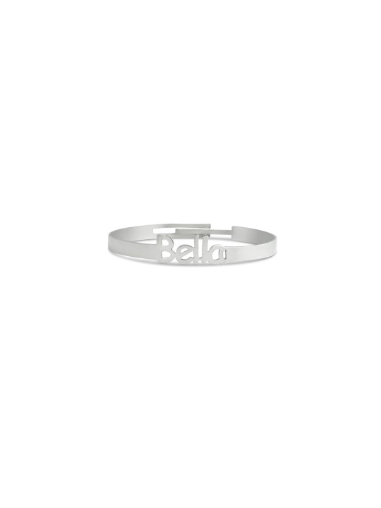 Bracelet de nom moderne en argent sterling, cadeaux Tu B'Av, Judaica israélien