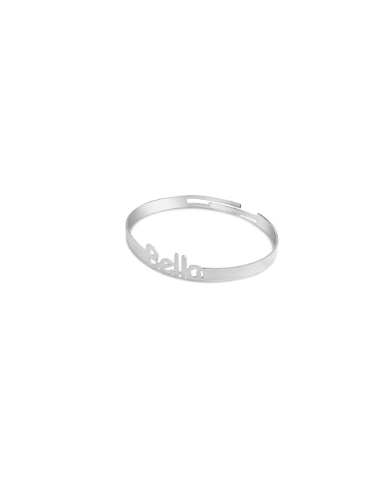 Bracelet de nom moderne en argent sterling, cadeaux Tu B'Av, Judaica israélien