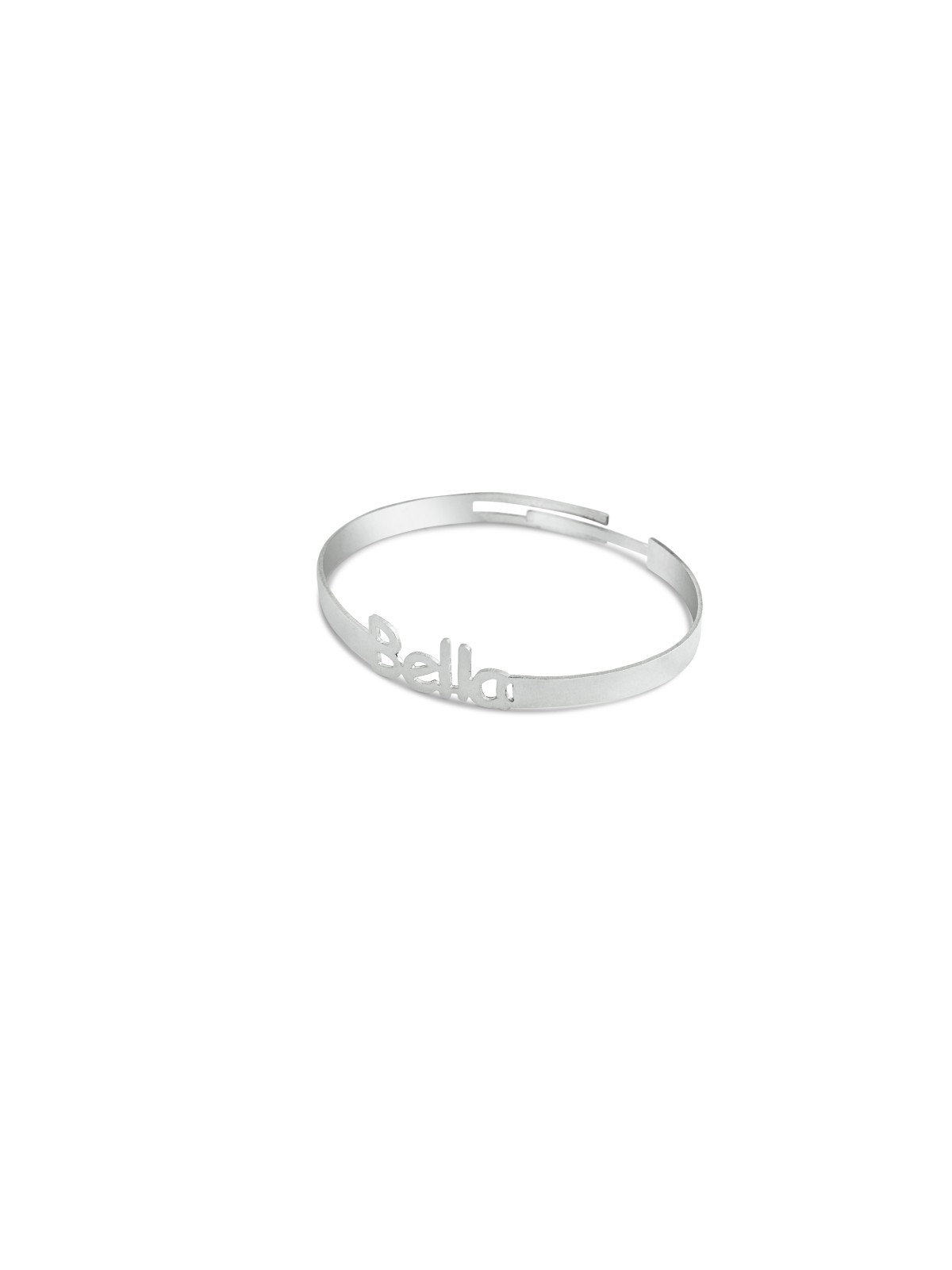 Bracelet de nom moderne en argent sterling, cadeaux Tu B'Av, Judaica israélien