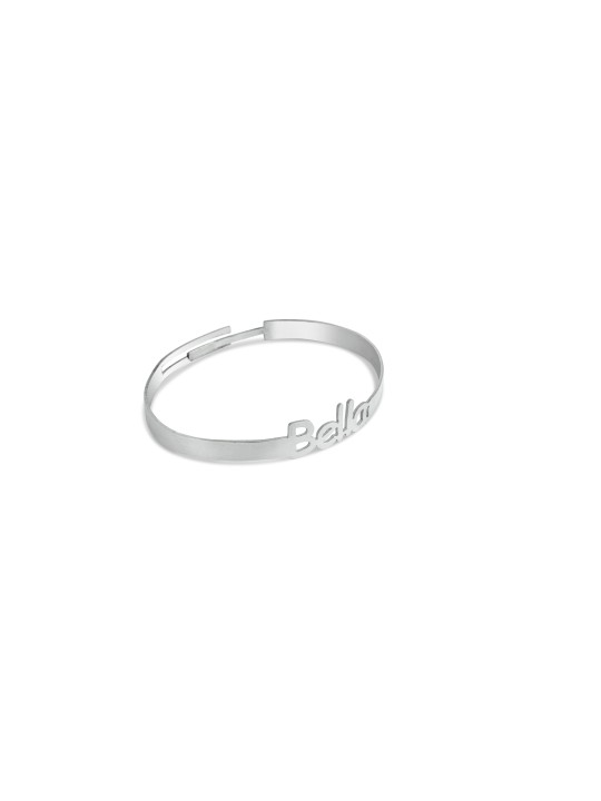 Bracelet de nom moderne en argent sterling, cadeaux Tu B'Av, Judaica israélien