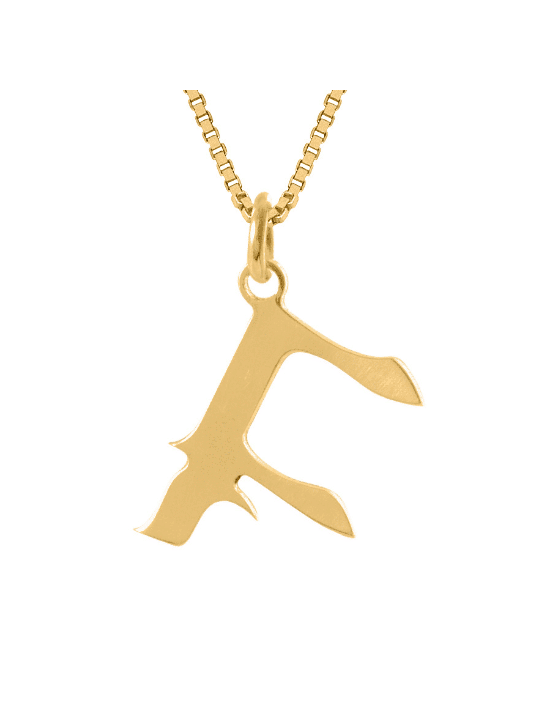 Pendentif Chai en argent gracieux et délicat, cadeaux Tu B'Av, Juda israélien