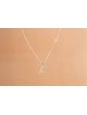 Pendentif Chai en argent gracieux et délicat, cadeaux Tu B'Av, Juda israélien