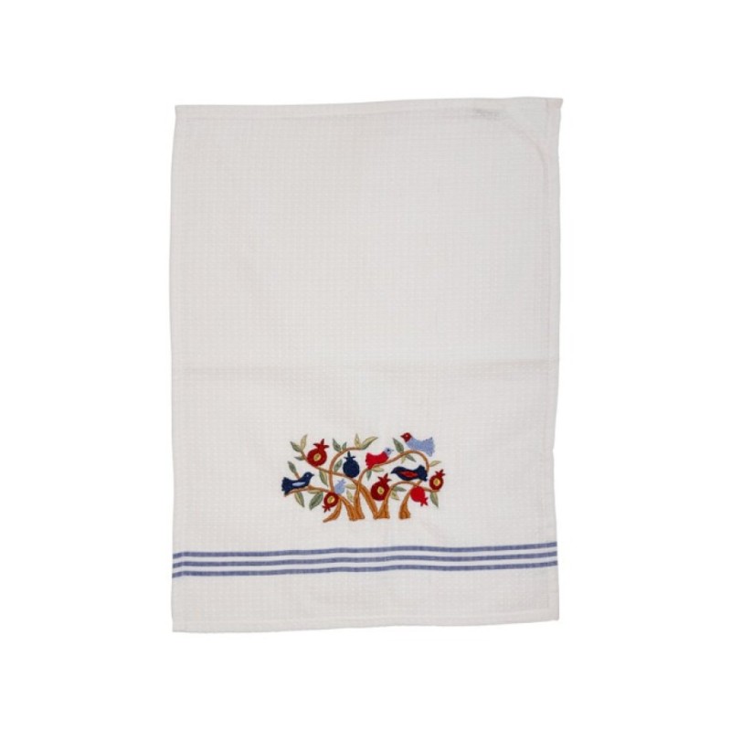 Yair Emanuel Netilat Yadayim Towel Embroidered ... | Towels by Emanuel