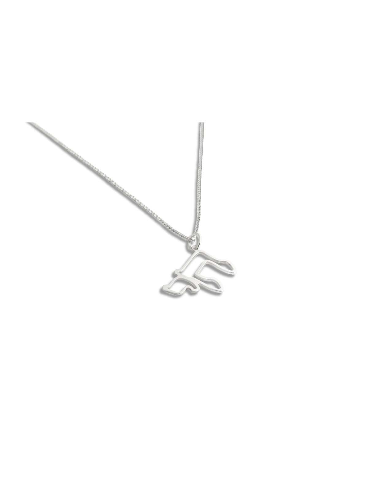 Pendentif Chai creux en or 14 carats moderne et élégant, cadeaux de mariage juif,