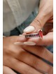 Bague coeur amour et âme, cadeaux Tu B'Av, Judaica israélienne