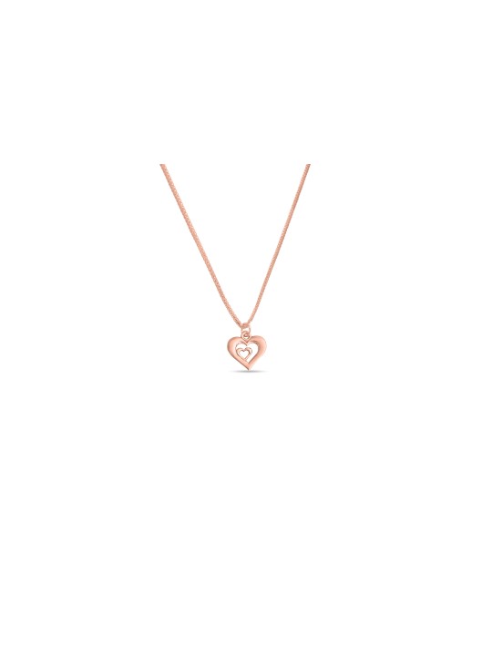 Yellow Gold Double Heart Pendant , Jewish Wedding Gifts , Israeli Juda