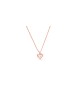 Yellow Gold Double Heart Pendant , Jewish Wedding Gifts , Israeli Juda