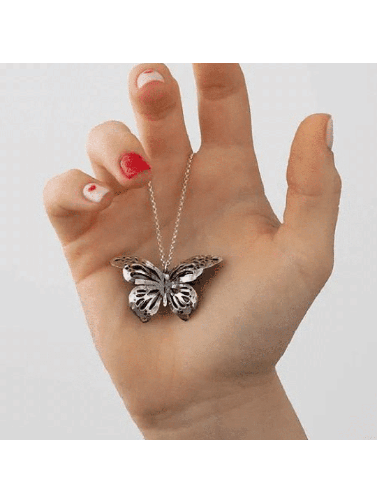 Delicate Butterfly Necklace From Sterling Silver T , Sterling Silver F