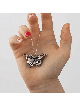 Collier papillon délicat en argent sterling T, argent sterling F