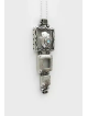 Pendentif en argent sterling Hamsa Lucky Hand, cou familial en argent sterling