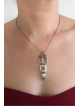 Superbe pendentif en argent sterling arbre, collier familial en argent sterling