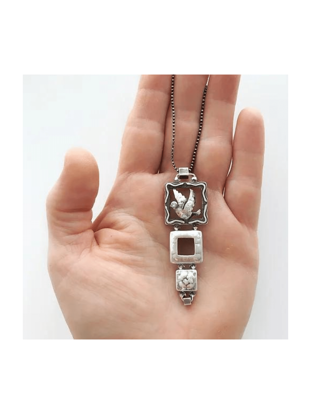 Magnificent Dove Peace Sterling Silver Pendant , Sterling Silver Famil