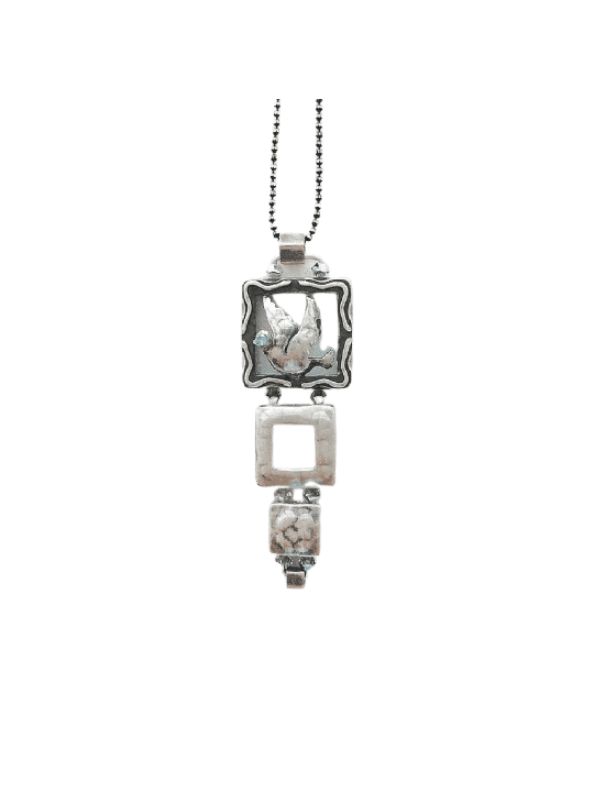 Magnificent Dove Peace Sterling Silver Pendant , Sterling Silver Famil