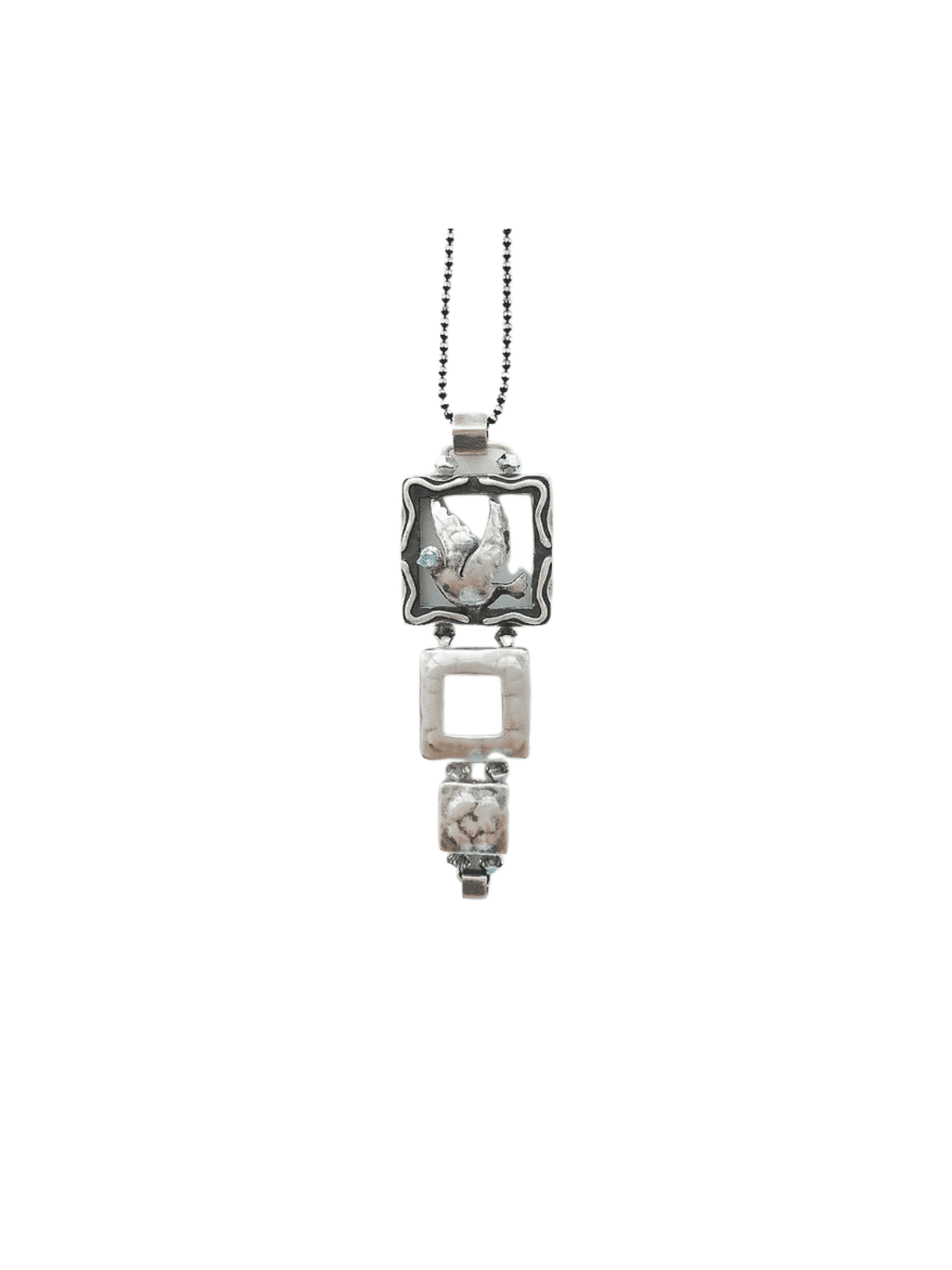 Magnificent Dove Peace Sterling Silver Pendant , Sterling Silver Famil
