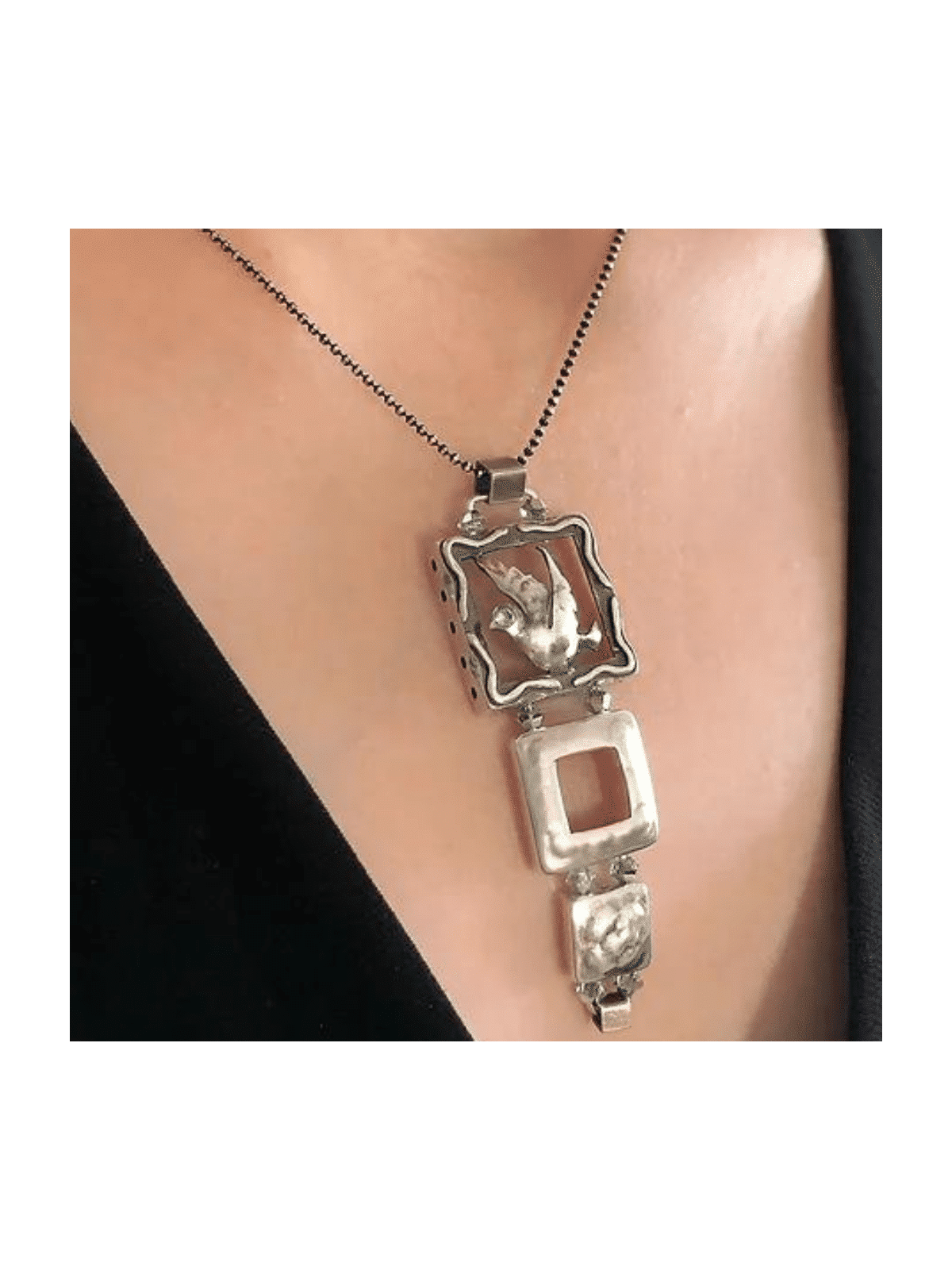 Magnificent Dove Peace Sterling Silver Pendant , Sterling Silver Famil
