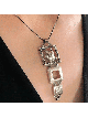 Magnifique pendentif en argent sterling Dove Peace, famille en argent sterling