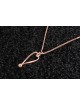 Illusion Yellow Gold Hollow Heart Necklace , Jewish Wedding Gifts , Is