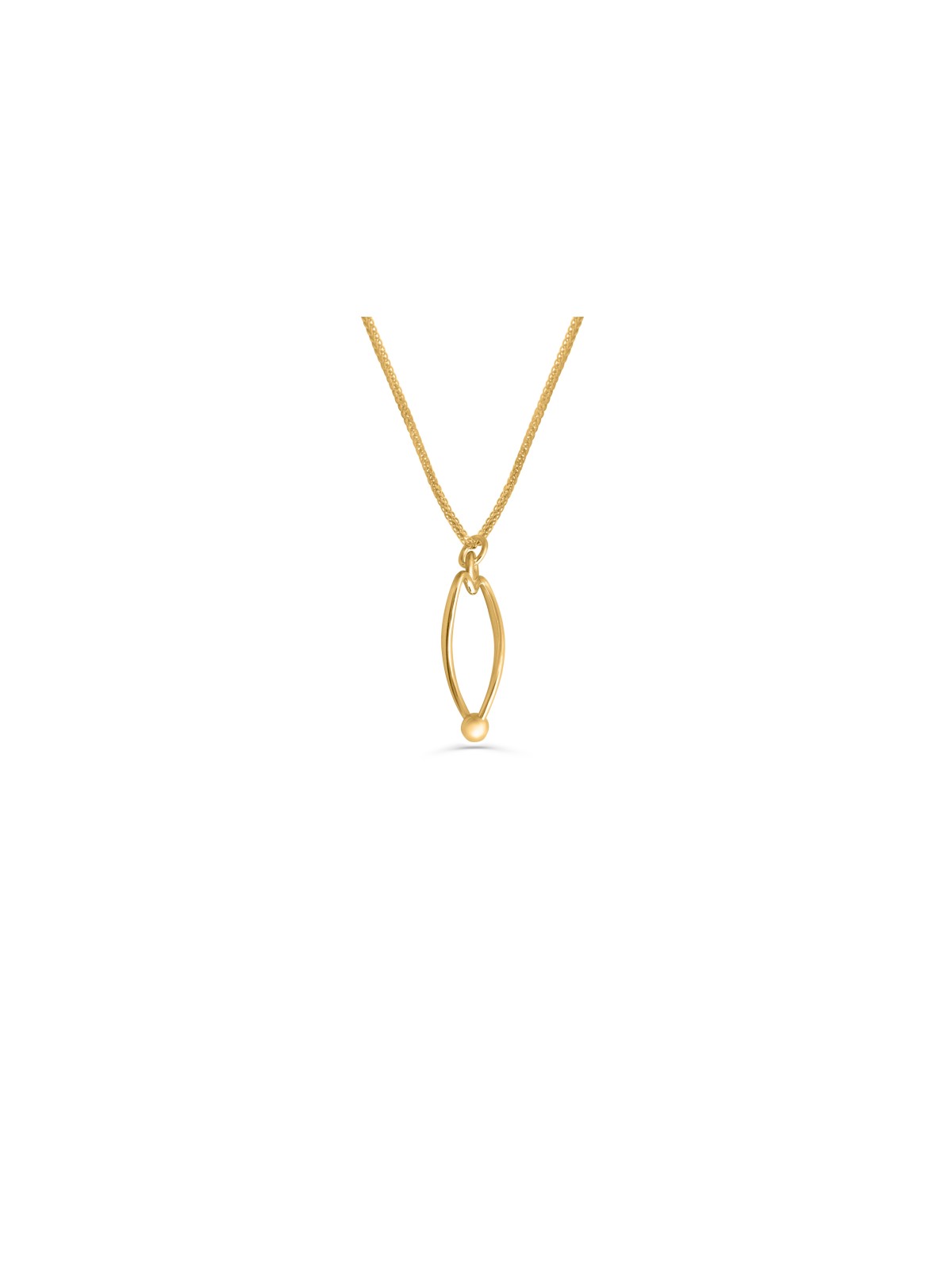 Illusion Yellow Gold Hollow Heart Necklace , Jewish Wedding Gifts , Is