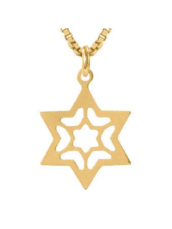 Pendentif Magen David extraordinaire en argent sterling, cadeaux Tu B'Av, est