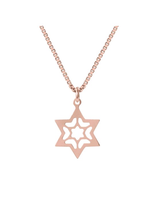 Pendentif Magen David extraordinaire en argent sterling, cadeaux Tu B'Av, est
