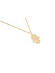 Collier chanceux creux de main de filigrane d'or blanc, cadeaux de mariage juifs