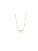 Small and Delicate Modern Style 14K Gold Chai Neck , Tu B'Av Gifts , I