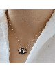 Câlin le pendentif en argent sterling Globe, collier familial en argent sterling