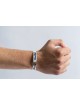 Amour, Santé et Succès Bracelet en argent hébreu , Cadeaux Tu B'Av , Isra