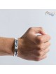 Amour, Santé et Succès Bracelet en argent hébreu , Cadeaux Tu B'Av , Isra