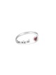 Bracelet nom émaillé ouvert avec cœur, cadeaux Tu B'Av, Judaï israélien