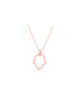 14K White Minimalist Gold Hamsa Necklace , Jewish Wedding Gifts , Isra