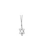 14K White Gold Double Star of David Necklace , Tu B'Av Gifts , Israeli