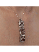 Magnificent Hollow Mobile Pendant Made of Silver , Sterling Silver Fam