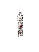 Heart and Dove Mobile-Shaped Pendant , Sterling Silver Family Necklace