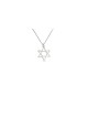 Collier simple étoile de David creux en or, cadeaux de mariage juif, Isr