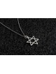 Collier simple étoile de David creux en or, cadeaux de mariage juif, Isr