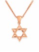 Collier étoile de David en or blanc à la mode, cadeaux Tu B'Av, Israël